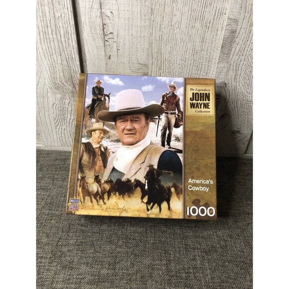 Masterpieces John Wayne Collection America's Cowboy Jigsaw Puzzle 1000 Pieces - Picture 1 of 4